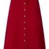 Ladies Moleskin Long Skirt -Denim Dreams Store TQ12016RED