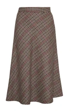 Ladies Tweed Swing Skirt -Denim Dreams Store TQ12150RIVERBERRYGUNCLUB 1