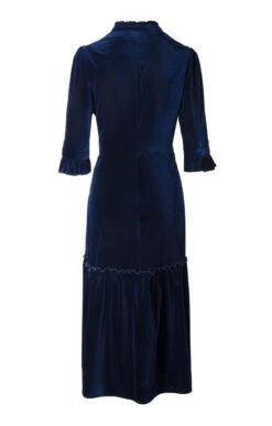 Ladies Victorian Dress -Denim Dreams Store TQ22041NAVYVELVET 2