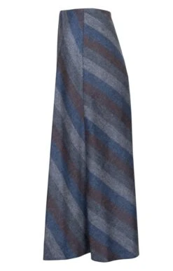 Ladies Wool Swing Skirt -Denim Dreams Store TQ22063DENIMGREYHB 1