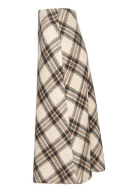 Ladies Wool Swing Skirt -Denim Dreams Store TQ22063ECRUETHNICCHK 1