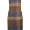 Ladies Tweed Sleeveless Shift Dress -Denim Dreams Store TQ22072HIGHLANDDAWN