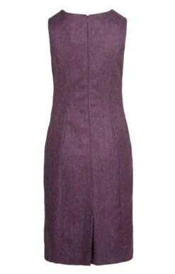 Ladies Tweed Sleeveless Shift Dress -Denim Dreams Store TQ22072MULBERRYHB 1