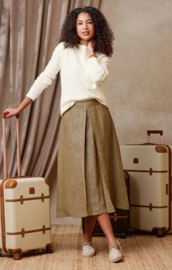Ladies Linen Lomond Skirt
