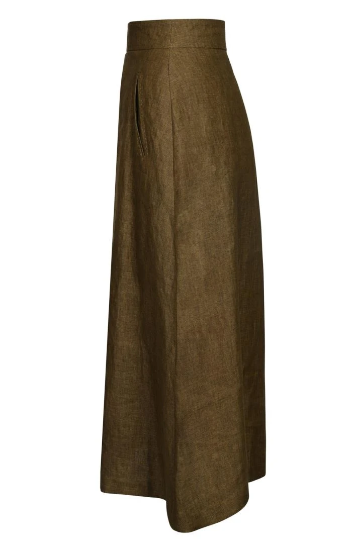 Ladies Linen Lomond Skirt 8 Ladies Linen Lomond Skirt - Image 6