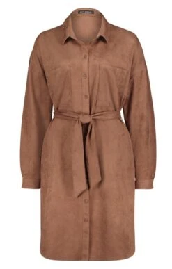 Ladies Betty Barclay Faux Suede Shirtwaister