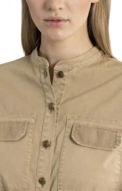 Ladies Schneiders Delia Dress -Denim Dreams Store TQ23015CAMEL 4