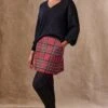 Ladies Tartan Mini Skirt -Denim Dreams Store TQ23017ROYALSTEWART