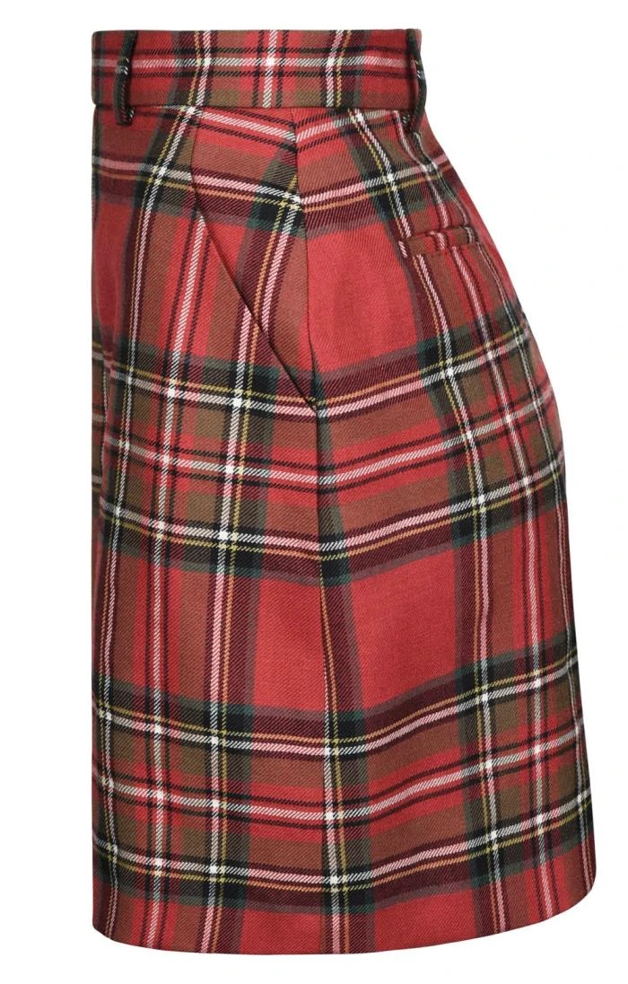 Ladies Tartan Mini Skirt 6 Ladies Tartan Mini Skirt - Image 4