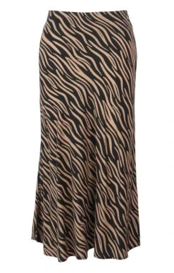 Ladies Barbour Lyndale Midi Skirt -Denim Dreams Store TQ23050MULTIBARKPRINT 2