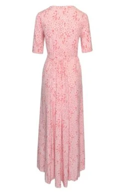 Ladies Wrap Dress -Denim Dreams Store TQ23085SKTCHYWLDFLWR 1