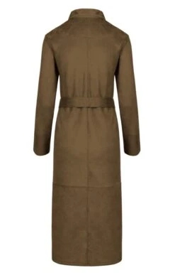 Ladies Faux Suede Dress -Denim Dreams Store TQ23107OLIVE 1