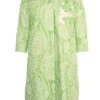 Ladies Print Shirt Dress 2 Ladies Print Shirt Dress -Denim Dreams Store TQ23172GREEN