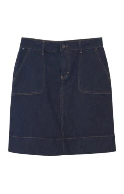 Ladies Crew Clothing Remy Denim Skirt -Denim Dreams Store TQ23245DARKINDIGO 2