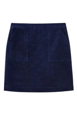 Ladies Crew Clothing Alice Cord Skirt -Denim Dreams Store TQ23270DKNAVY 3