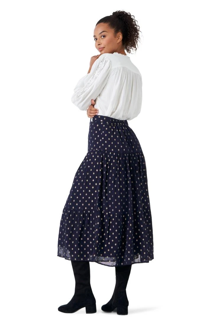 Ladies Crew Clothing Metallic Skirt 4 Ladies Crew Clothing Metallic Skirt - Image 2