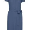 Ladies Linen Feel Dress -Denim Dreams Store TQ23315INK