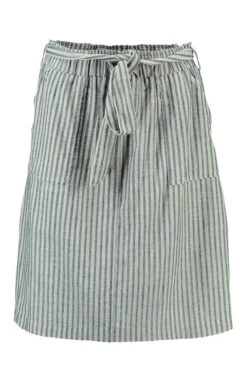 Ladies Stripe Tie Waist Skirt