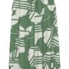 Ladies Erfo Print Skirt -Denim Dreams Store TQ23362GREEN