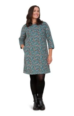 Ladies Lily & Me Cord Pintuck Dress