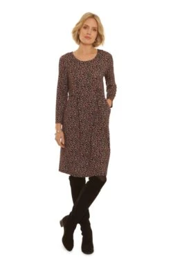 Ladies Pomodoro Ditsy Short Dress