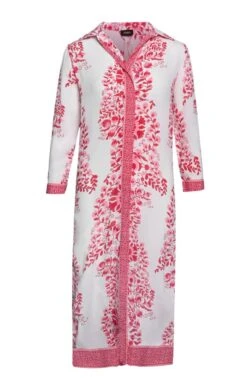 Ladies Pomodoro Wedgewood Long Shirt Dress