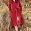 Ladies Cord Dress 2 Ladies Cord Dress -Denim Dreams Store TQ50026GARNET