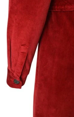 Ladies Cord Dress -Denim Dreams Store TQ50026GARNET 3