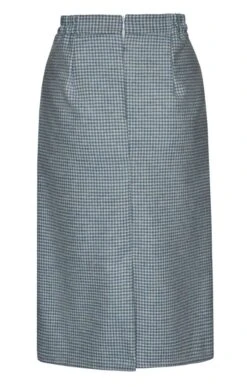 Ladies Classic Skirt -Denim Dreams Store TQ66112SKYHTOOTH 2