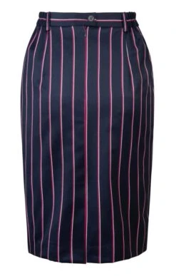 Ladies Classic Skirt -Denim Dreams Store TQ90010NAVYFUCHSIA 2