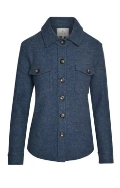 Ladies Boiled Wool Overshirt