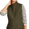 Ladies Joules Minx Quilted Gilet -Denim Dreams Store TR32161HERITAGEGREEN