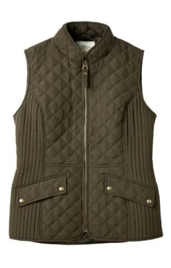 Ladies Joules Minx Quilted Gilet -Denim Dreams Store TR32161HERITAGEGREEN 2