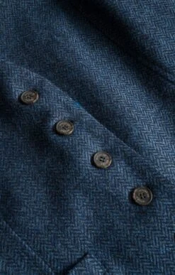 Ladies Tweed Dress Waistcoat -Denim Dreams Store TR40211MIDNIGHTBLUEHB 2