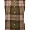 Ladies Harris Tweed Sporting Waistcoat -Denim Dreams Store TR40602CHESTNUTTTN