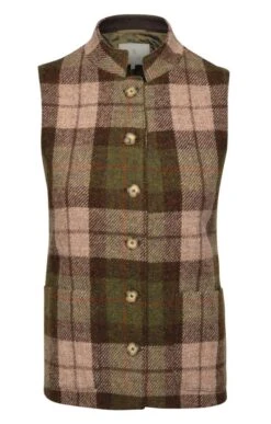 Ladies Harris Tweed Sporting Waistcoat