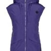 Ladies Quilt Hooded Gilet -Denim Dreams Store TS00372VIOLET