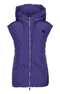 Ladies Quilt Hooded Gilet