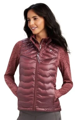 Ladies Ariat Ideal 3.0 Down Vest 19 Ladies Ariat Ideal 3.0 Down Vest -Denim Dreams Store TS00388WILDGINGER 1