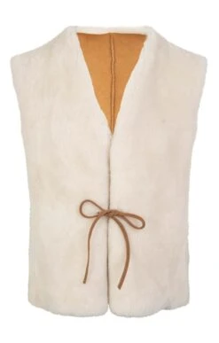 Sheepskin Gilet 11 Sheepskin Gilet -Denim Dreams Store TS00527CHESTNUTTAN 2