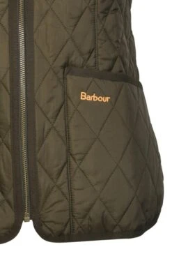 Ladies Barbour Betty Interactive Liner -Denim Dreams Store TS22254DKOLIVE 2