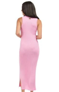Ladies Barbour International Silvestro Knitted Dress -Denim Dreams Store TS22374PINKCRUSH 1