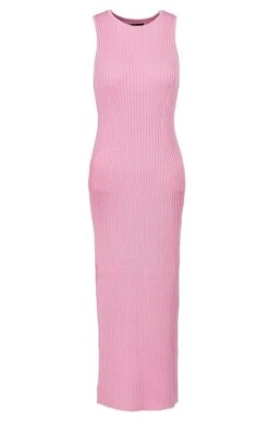 Ladies Barbour International Silvestro Knitted Dress -Denim Dreams Store TS22374PINKCRUSH 2