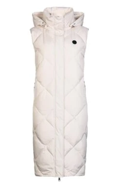 Ladies Long Hood Quilt Gilet