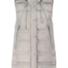 Ladies Betty Barclay Long Quilted Gilet -Denim Dreams Store TS23220FOGGIEDEW