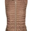 Ladies Betty Barclay Quilted Gilet -Denim Dreams Store TS23222GOLDCAMEL