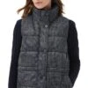 Ladies Barbour Herring Gilet -Denim Dreams Store TS23259GREYPOWCHECK