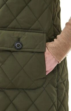 Ladies Barbour Zander Gilet 8 Ladies Barbour Zander Gilet -Denim Dreams Store TS23260OLIVE 2