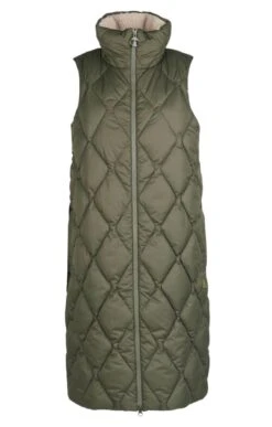 Ladies Barbour Samphire Gilet -Denim Dreams Store TS23262DEEPOLIVE 3