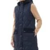 Ladies Barbour Mickley Gilet 2 Ladies Barbour Mickley Gilet -Denim Dreams Store TS23263DKNAVYDRESS